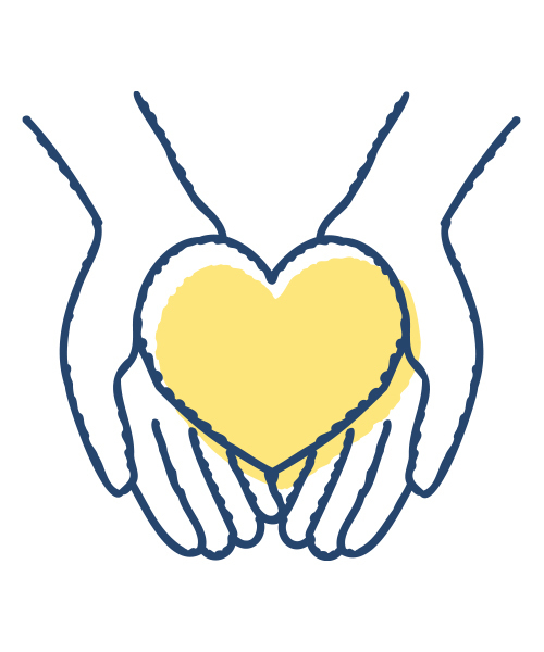 差し出される手