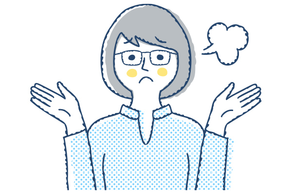 社労士に相談せず一人で悩んでいる様子